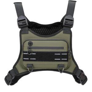 Sports Chest Bag For Men Women, Water Resistant Lightweight Front Chest Pack